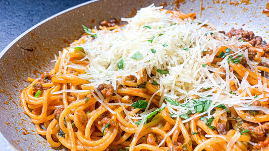 Pasta With Ground Beef And Parmesan Cheese Recipe - Just Melts In Your Mouth