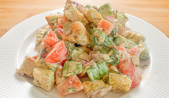 Crispy Avocado And Tomato Salad