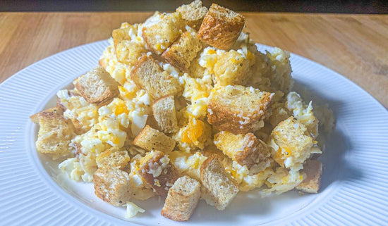 Crunchy Egg And Cheese Salad