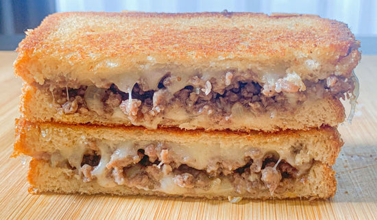 Ground beef and cheese sandwich recipe