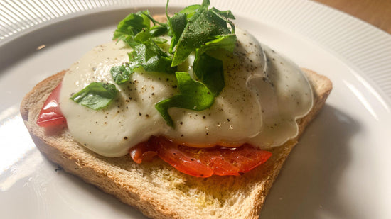Mozzarella And Tomato Toast